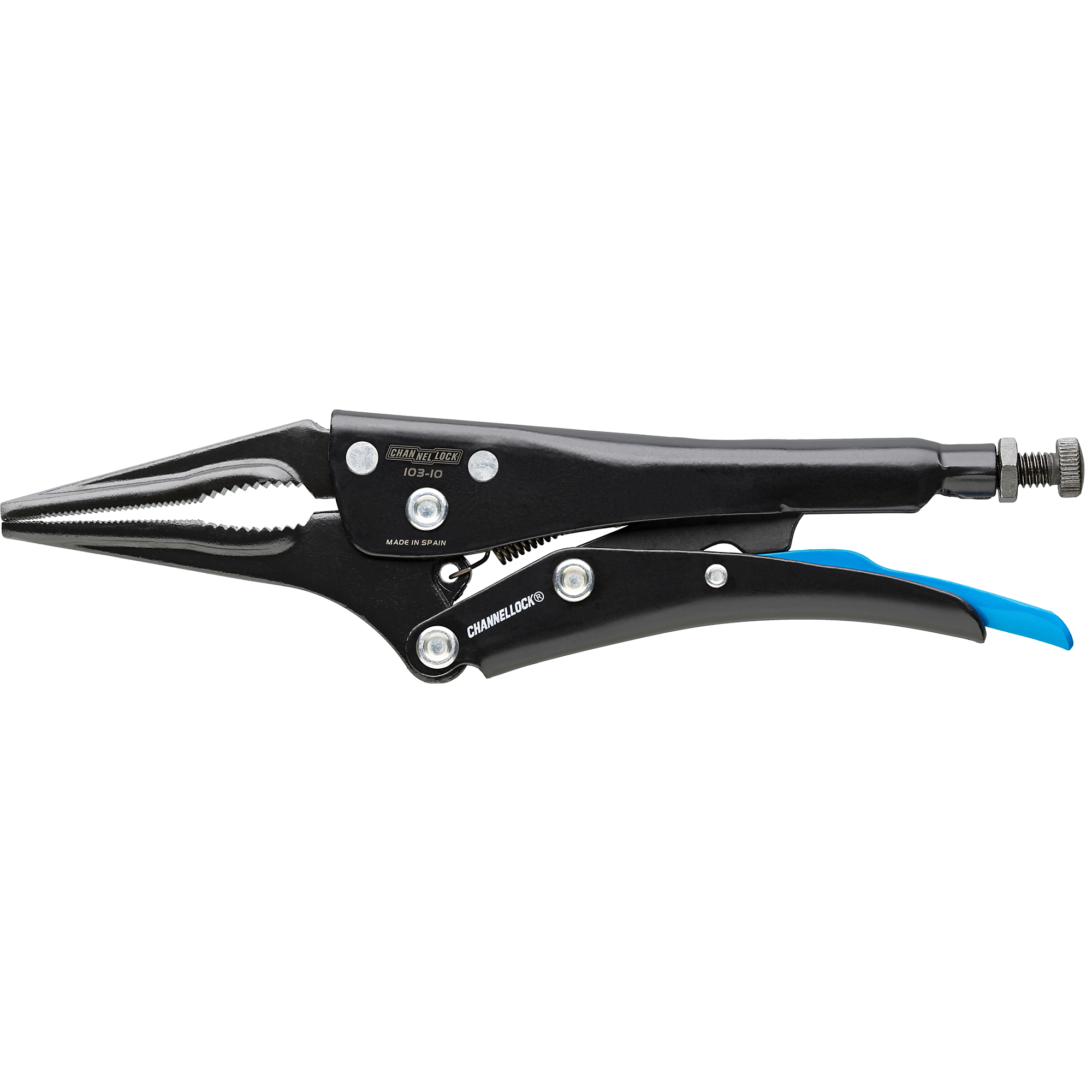 Channellock, 10in. Long Nose Locking Pliers, Model# 103-10